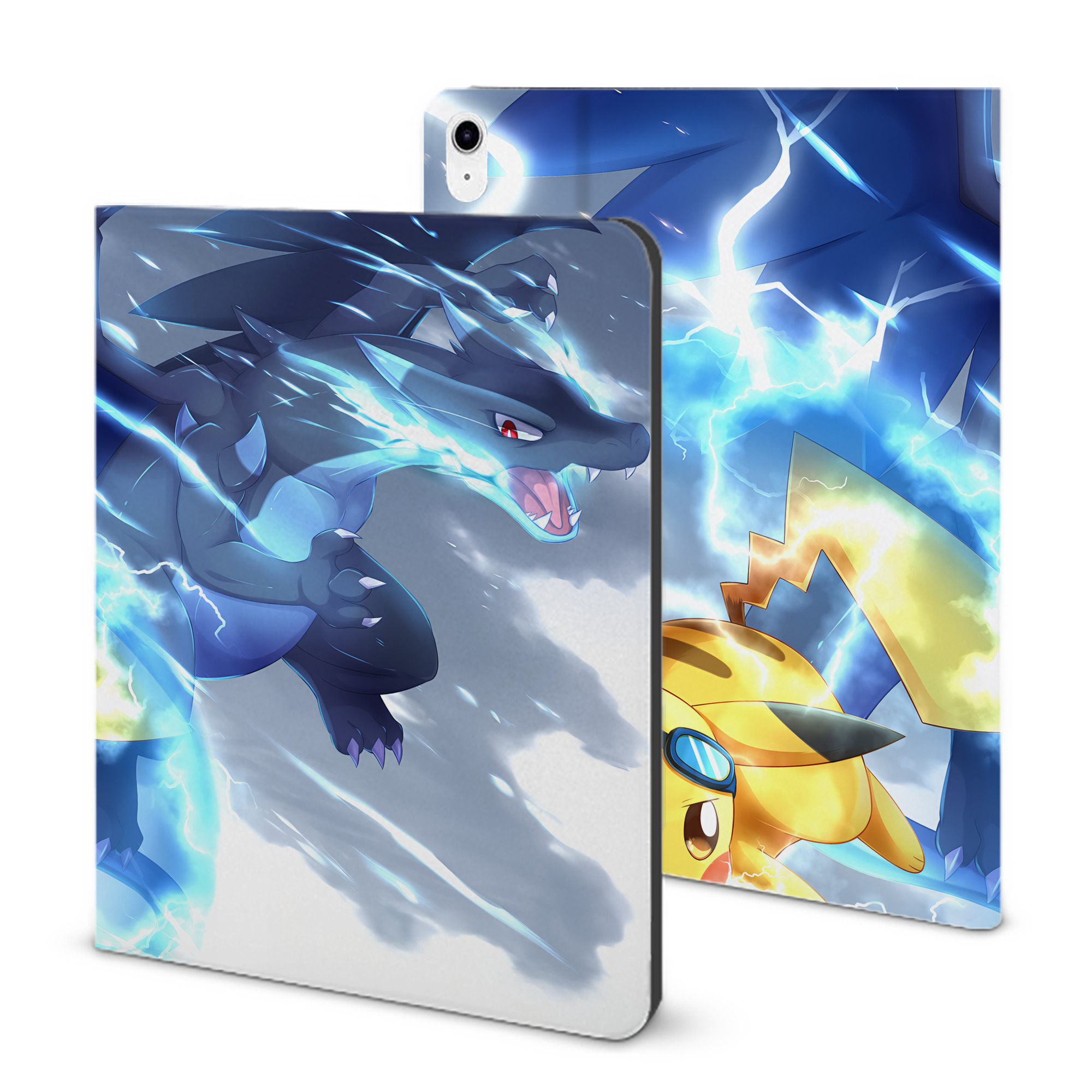 （画像用） ポケットモンスター Pokémon IPad ケース ブック型 PUレザー TPU 耐衝撃 軽量 薄型 ペン収納なし 全面保護 IPad 各モデル対応